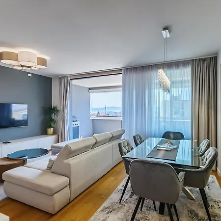 Apartman Luxury Sunset - With Garage And Balcony Zadar